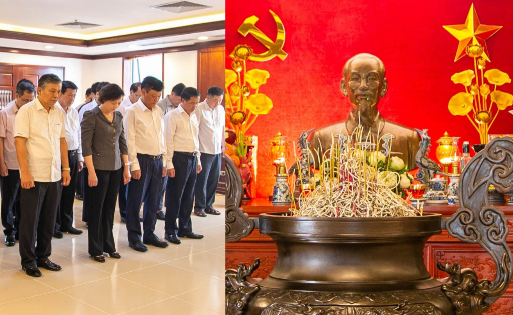 Bộ Nội vụ dâng hương tưởng nhớ Chủ tịch Hồ Chí Minh