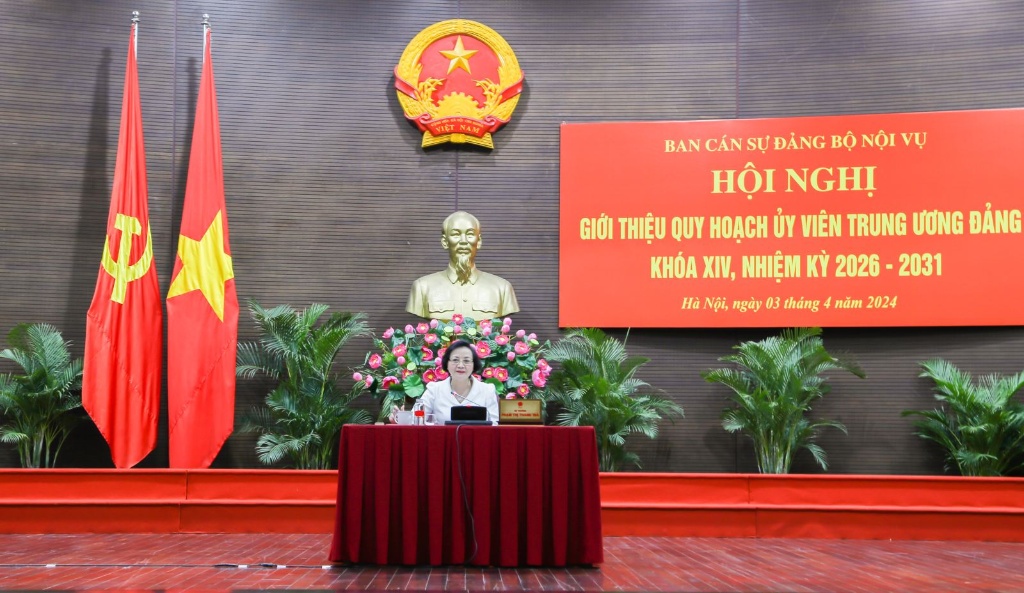 Ban Cán sự đảng Bộ Nội vụ giới thiệu quy hoạch Ủy viên Ban Chấp hành Trung ương Đảng khóa XIV