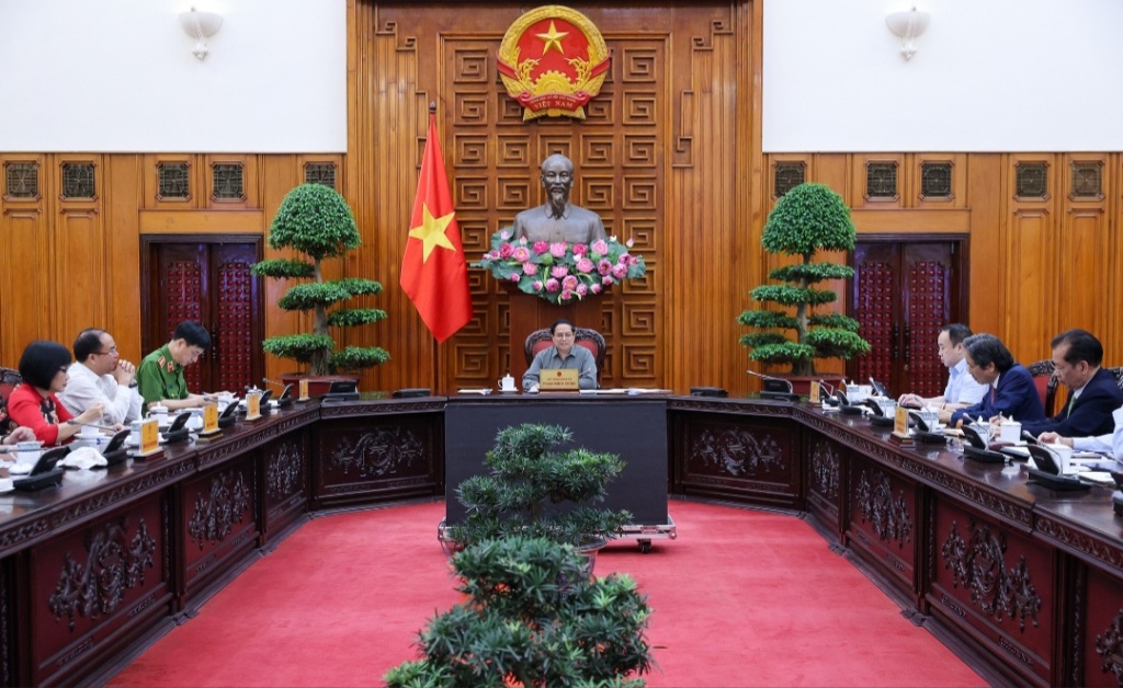 Thủ tướng Phạm Minh Chính làm việc với Hiệp hội Khoa học hành chính Việt Nam
