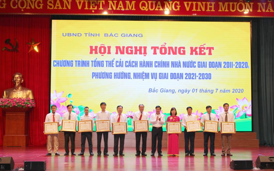 Hội nghị tổng kết Chương trình tổng thể cải cách hành chính tỉnh Bắc Giang giai đoạn 2011-2020